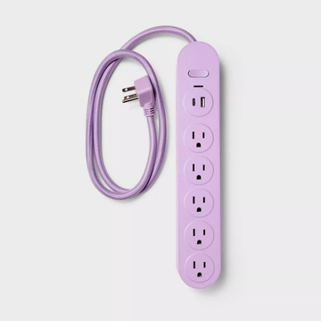 5 Outlet Surge Protector Power Strip With USB Ports And 3Ft Braided Cord